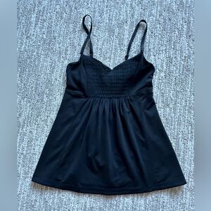 Lululemon Black Fouette Yoga Tank size 6